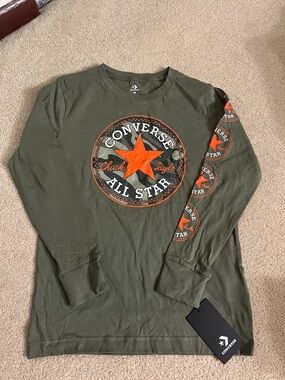Boys Converse long sleeve tee